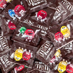 M&Ms Milk Chocolate Fun Size Packs 5lb Bag Bulk